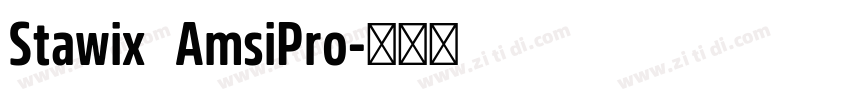 Stawix   AmsiPro字体转换